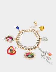 ART CAMPAIGN CHARM BRACELET MULTI