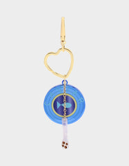 CAVIAR BAG CHARM BLUE