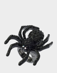 SPIDER COCKTAIL RING BLACK