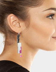 CLEAVER LEVERBACK EARRINGS PINK