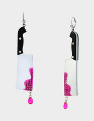 CLEAVER LEVERBACK EARRINGS PINK
