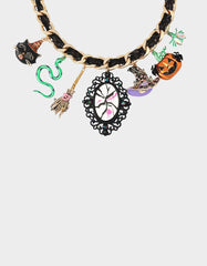 WITCHY LACE FRONTAL NECKLACE MULTI