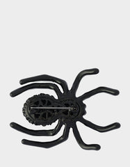 SPIDER BROOCH BLACK