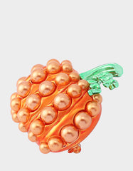 PUMPKIN BROOCH ORANGE