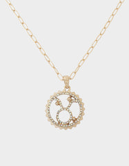 TAURUS CHARM PENDANT BROWN