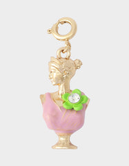 VIRGO CHARM PENDANT PINK