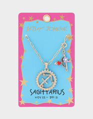 SAGITTARIUS CHARM PENDANT PURPLE