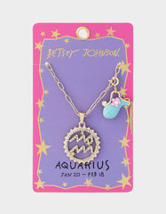 AQUARIUS CHARM PENDANT TURQUOISE