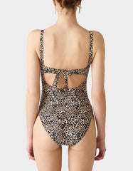 CHARMING CHEETAH ONE PIECE SWIMSUIT CHEETAH PRINT