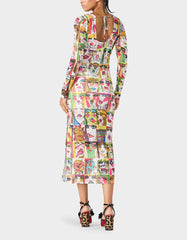BETSEY'S ART DRESS MULTI