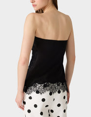 LACE AFFAIR TOP BLACK