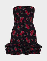 ROSIE POSIE DRESS BLACK