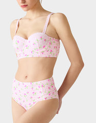 GINGHAM ROSE BIKINI SET PINK