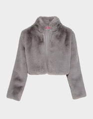 MISTY LUXE FAUX FUR GREY