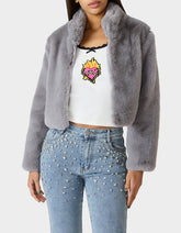 MISTY LUXE FAUX FUR GREY