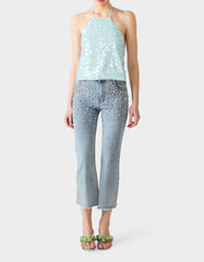 MERMAID MIRAGE TOP LIGHT BLUE