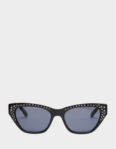 ROCKSTAR STUD SUNNIES BLACK