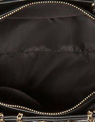 NO BRAINER SKULL TOTE BLACK