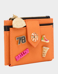 DONT BLOCK ME BIFOLD WALLET ORANGE
