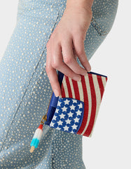 RED, WHITE & BETSEY WALLET RED/WHITE/BLUE