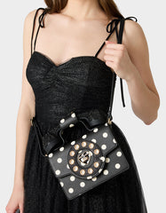 MISS CONNECTION PHONE BAG DOTS