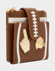 FIRST DOWN & FABULOUS WALLET BROWN