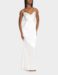 THREAD OF ROSES DRESS WHITE