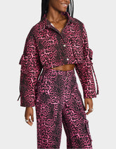 YUKI CROPPED JACKET PINK