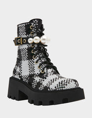 JONNIE BLACK WHITE PLAID