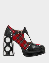 PERRIE RED PLAID MULTI