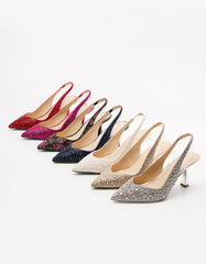 CLARK HEELS GOLD