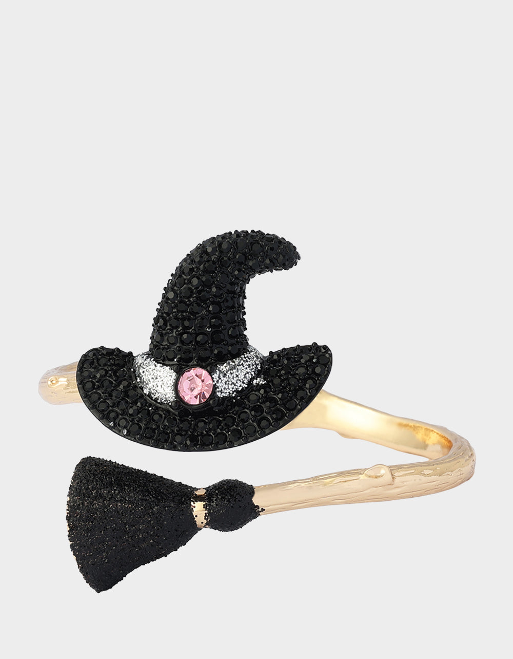 WITCH HAT HINGE BANGLE PINK