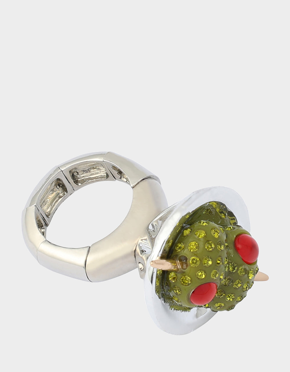 MARTINI COCKTAIL RING GREEN