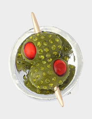 MARTINI COCKTAIL RING GREEN