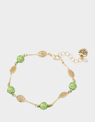 TENNIS RACQUET FLEX BRACELET GREEN
