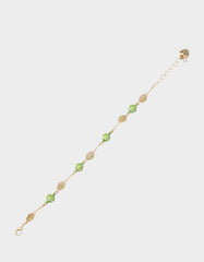 TENNIS RACQUET FLEX BRACELET GREEN