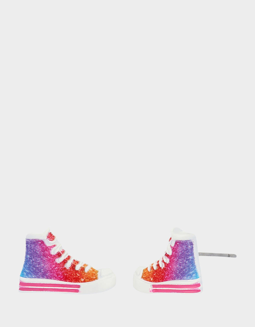 BASKETBALL HIGH TOP STUD EARRINGS MULTI