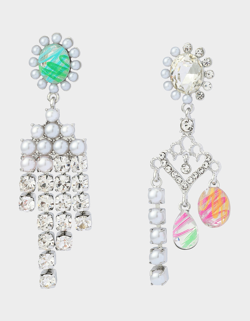 ART CAMPAIGN CHANDELIER MISMATCH EARRINGS