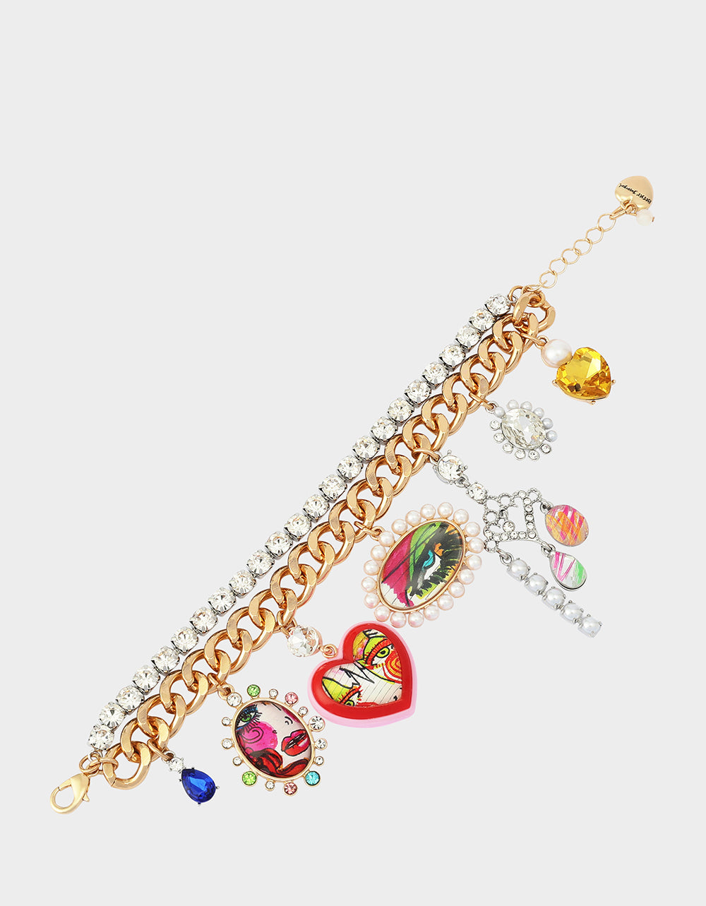 ART CAMPAIGN CHARM BRACELET MULTI