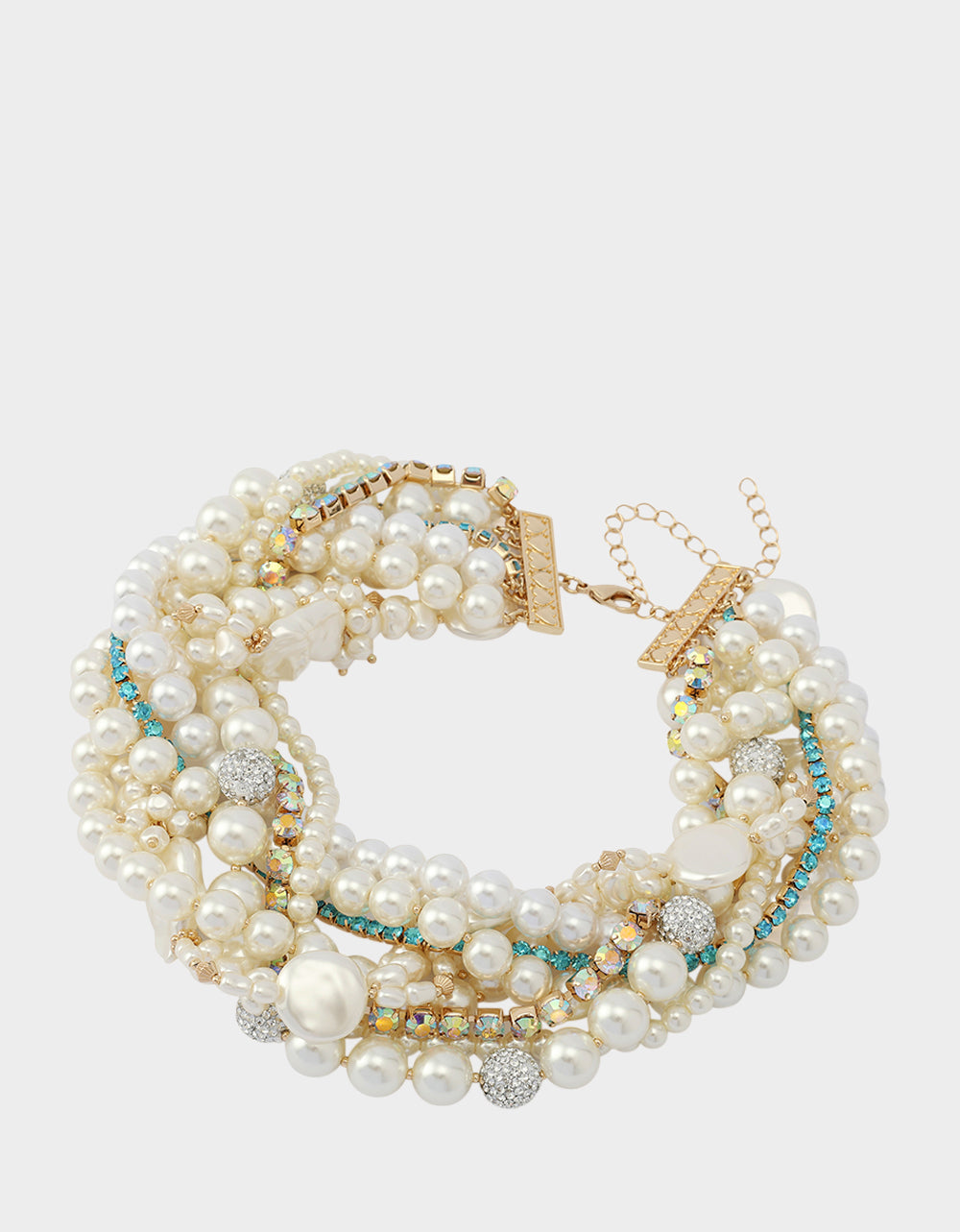 PEARL STRANDS COLLAR NECKLACE PEARL