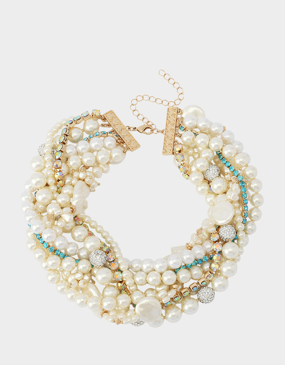 PEARL STRANDS COLLAR NECKLACE PEARL
