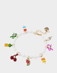 SUMMERWEEN CHARM FLEX BRACELET PEARL