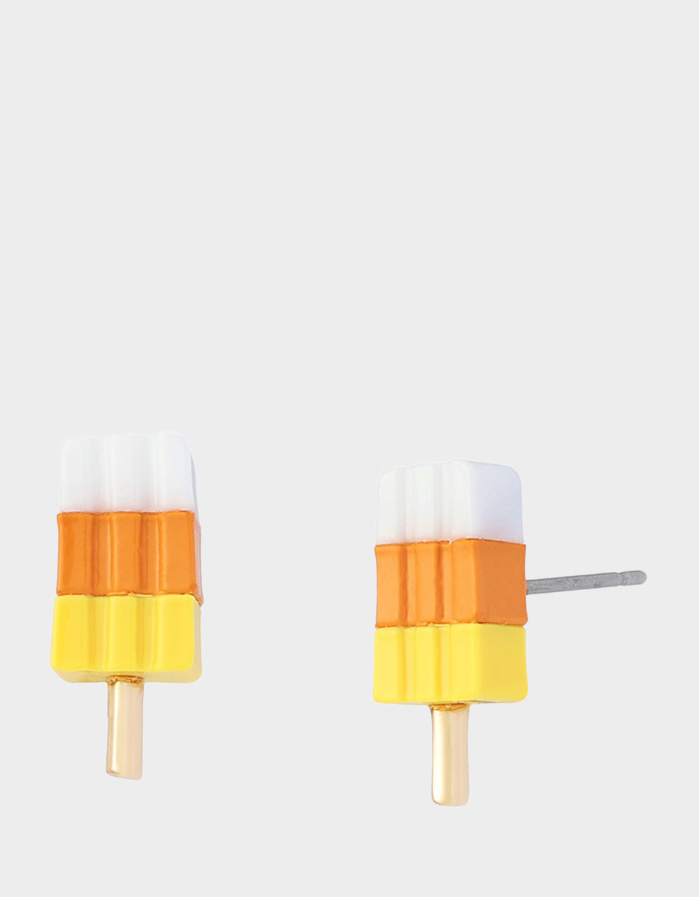 POPSICLE STUD EARRINGS ORANGE