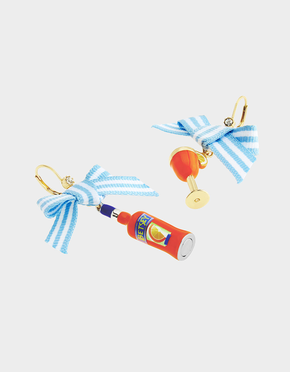 MISMATCH SPRITZ EARRINGS ORANGE