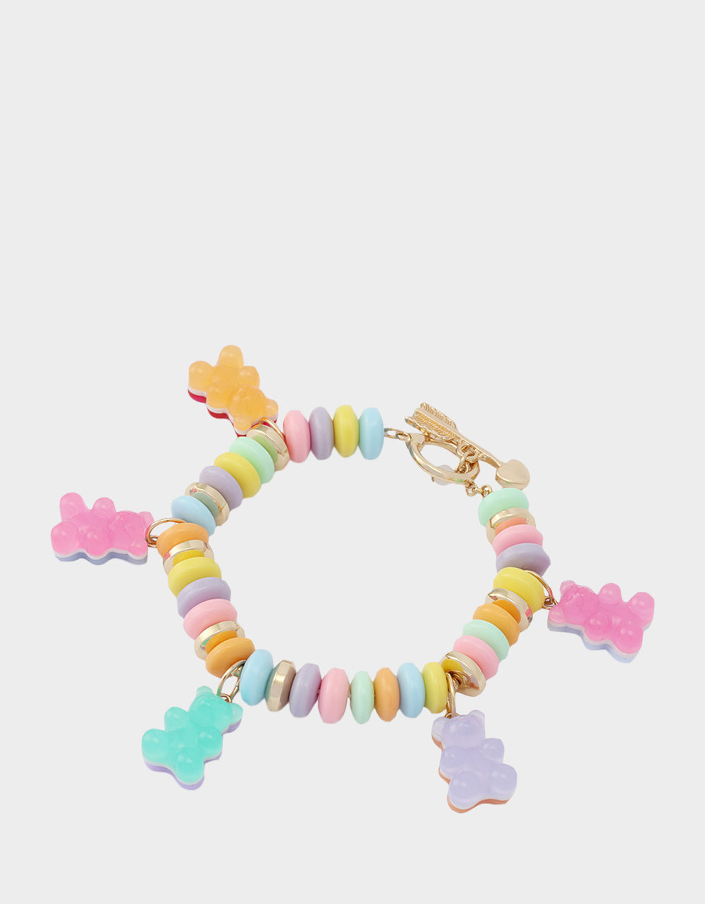 GUMMY BEAR CHARM FLEX BRACELET MULTI