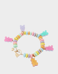 GUMMY BEAR CHARM FLEX BRACELET MULTI