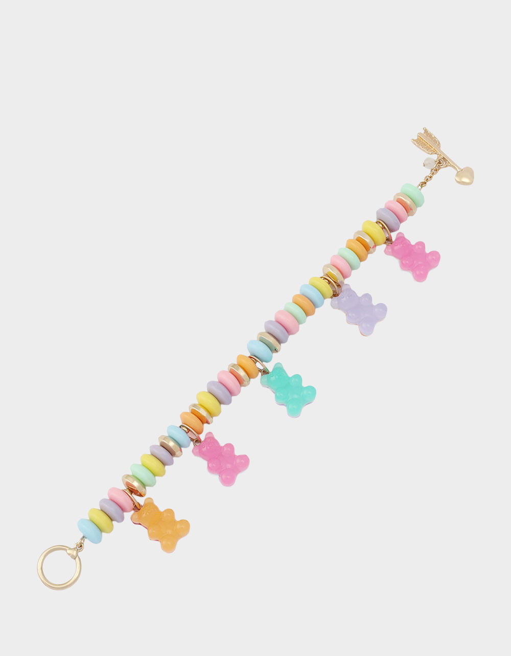 GUMMY BEAR CHARM FLEX BRACELET MULTI