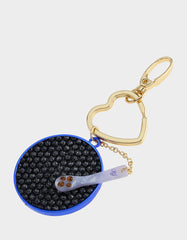 CAVIAR BAG CHARM BLUE