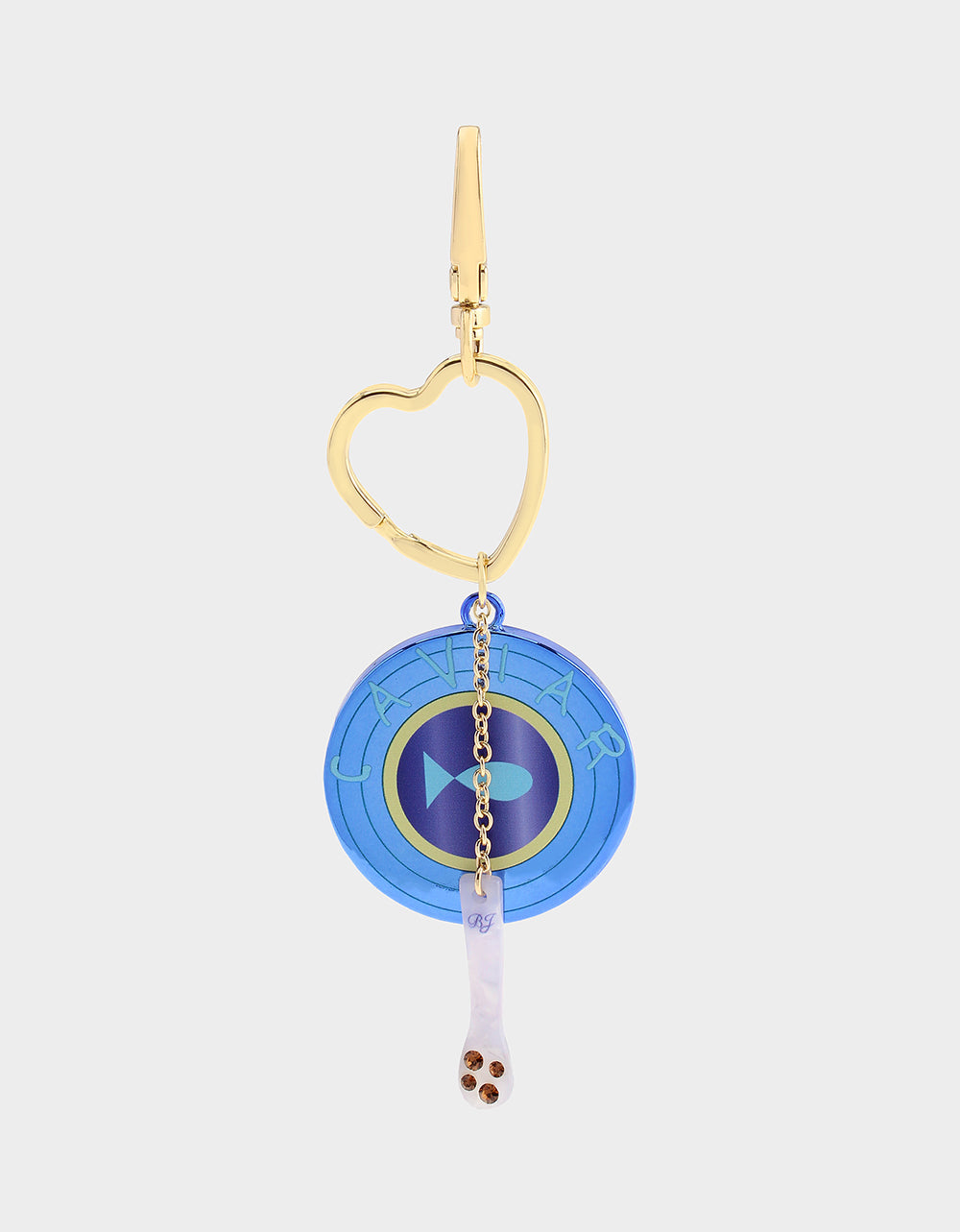 CAVIAR BAG CHARM BLUE