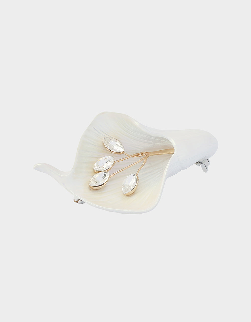 CALLA LILY BROOCH WHITE